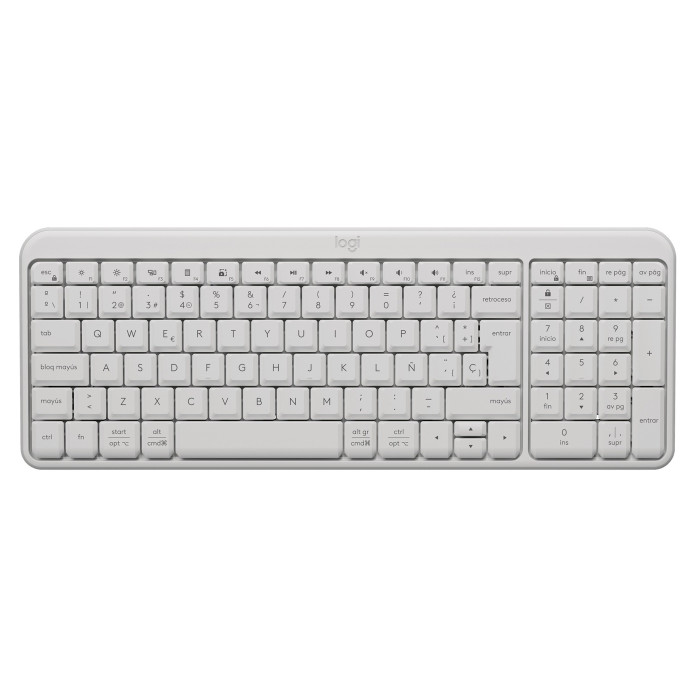 LOGITECH TECLADO COMPACTO BLUETOOTH BLANCO (K250)