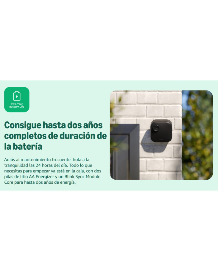 BLINK OUTDOOR 4 CAMARA DE SEGURIDAD 1080p INALAMBRICA (KIT 3*PACKS)