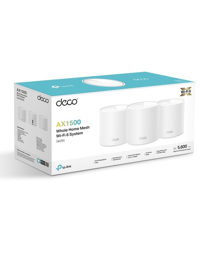 TP-LINK DECO WIFI 6 AX1500 MESH GIGABIT 3*PACKS (DECO X10)