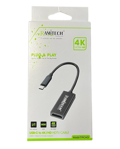 RAMITECH ADAPTADOR MHL USB-C a HDMI (TPCHD)