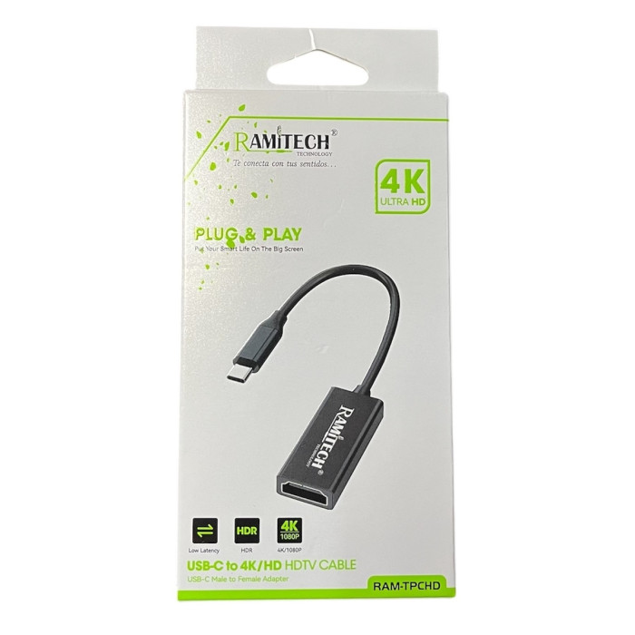 RAMITECH ADAPTADOR MHL USB-C a HDMI (TPCHD)