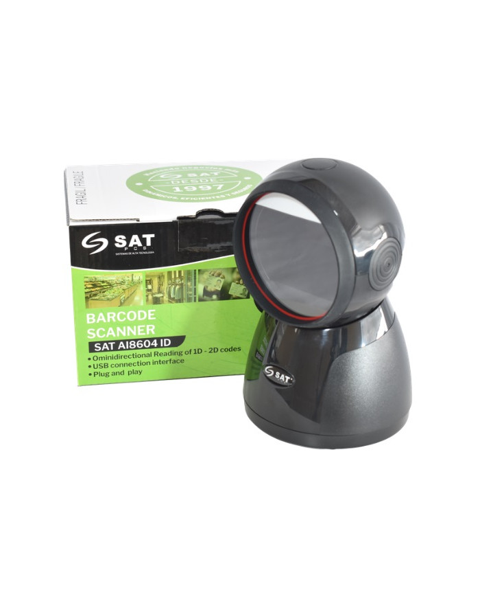 SAT LECTOR CODIGO BARRA/QR 1D/2D SOBREMESA (AI8604)