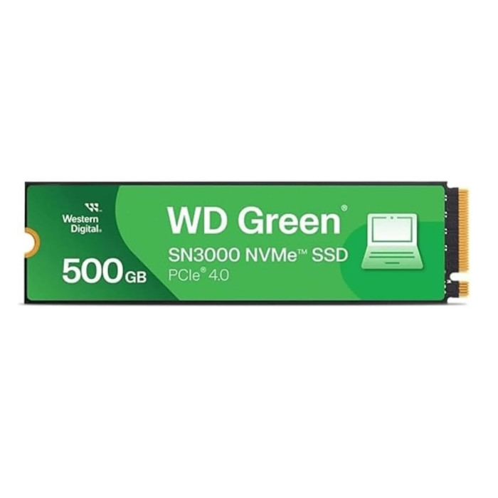 WD GREEN DISCO SOLIDO 500GB M.2 NVMe PCIe Gen4 (SN3000)