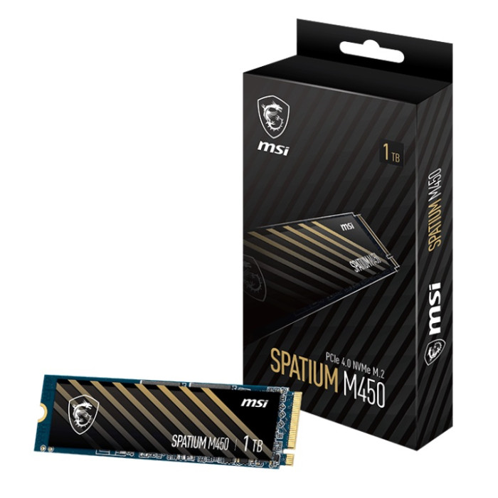 MSI DISCO SOLIDO SPATIUM 500GB M.2 NVMe PCIe Gen4 (M450)