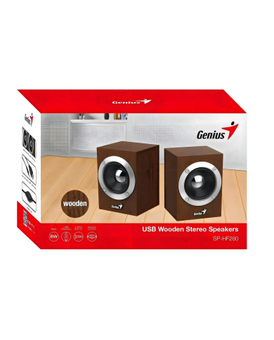 GENIUS PARLANTE MADERA 6W (HF280)