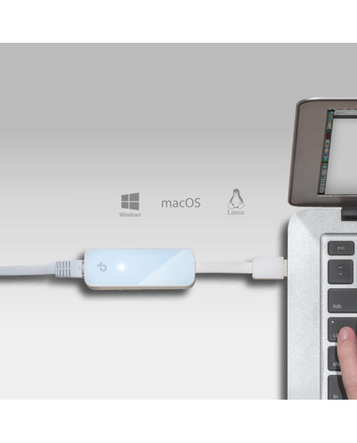 ADAPTADOR DE RED TP-LINK USB A ETHERNET 10/100Mbps (UE200)