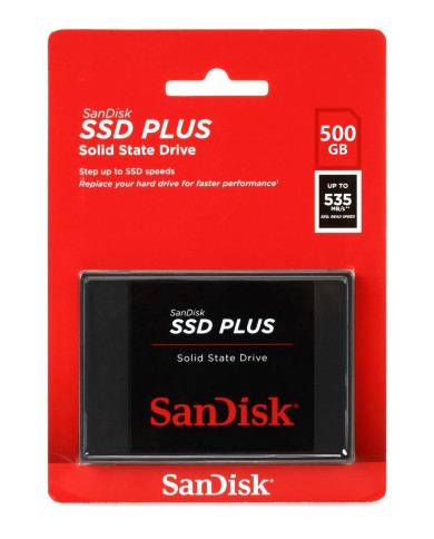 SANDISK DISCO SOLIDO 500GB SSD PLUS 2.5" SATA