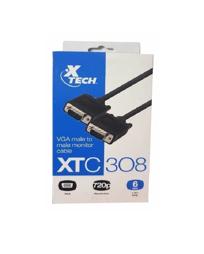 XTECH CABLE DE VIDEO VGA a VGA (XTC-308)