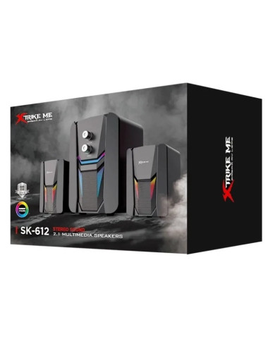 XTRIKE ME PARLANTE STEREO 2.1 CON SUBWOOFER (SK-612)