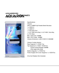 ARMAGGEDDON CASE GAMER M-ATX VIDRIO SIN VENTILADOR (AQUARON)