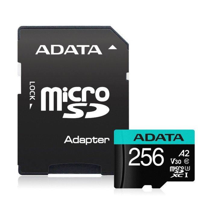 ADATA TARJETA DE MEMORIA PREMIER PRO MICROSD 256GB V30 A2 4K