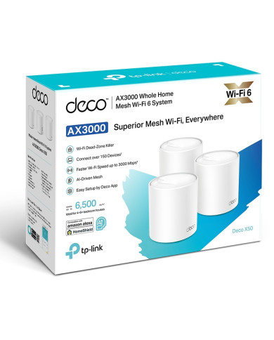 TP-LINK DECO WIFI 6 AX3000 MESH GIGABIT 3*PACKS (DECO X50)
