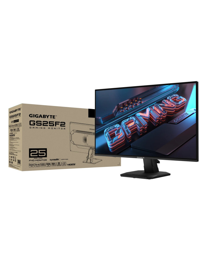 MONITOR GAMER GIGABYTE 25" IPS FULL HD 1080P 200HZ 1MS (GS25F2)