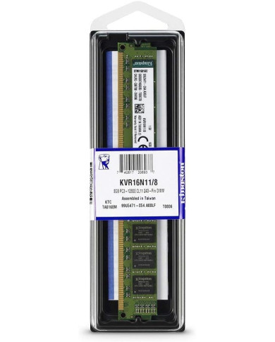 KINGSTON RAM 8GB DIMM DDR3 1600MHZ