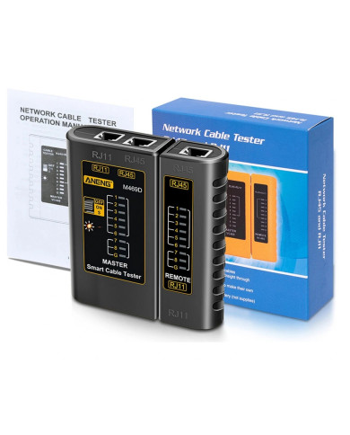 ANENG PROBADOR CABLE ETHERNET RJ45 (M469D)