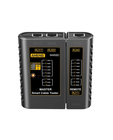 ANENG PROBADOR CABLE ETHERNET RJ45 (M469D)