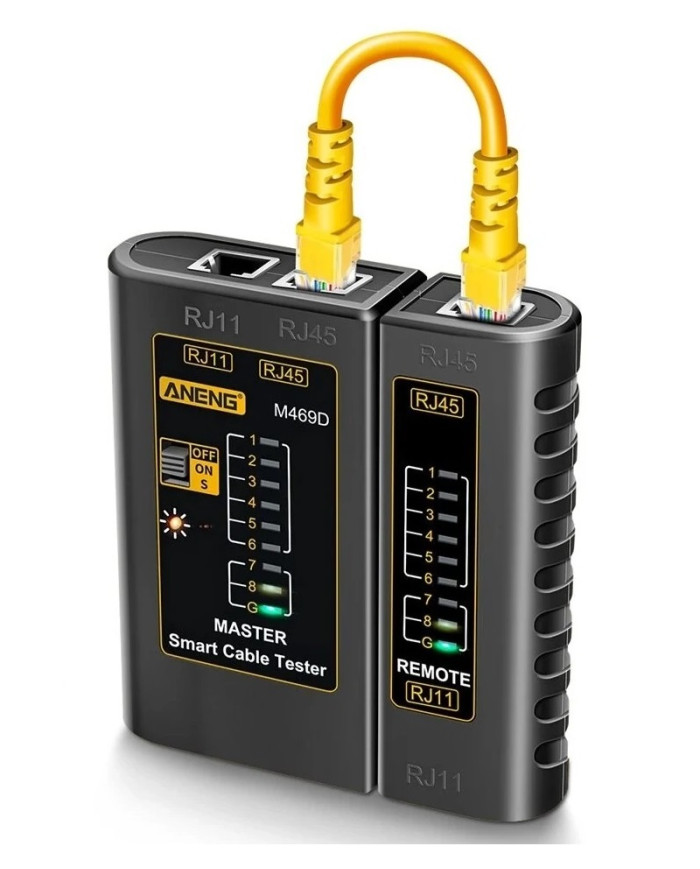 ANENG PROBADOR CABLE ETHERNET RJ45 (M469D)