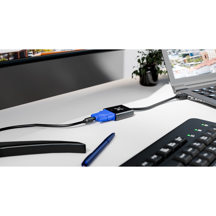 XTECH ADAPTADOR DE VIDEO HDMI A VGA (XTC-384)