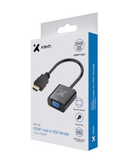 XTECH ADAPTADOR DE VIDEO HDMI A VGA (XTC-384)