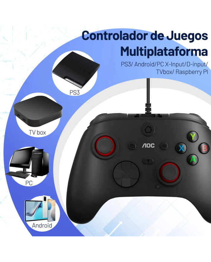 AOC PALANCA DE JUEGO USB (GC100)
