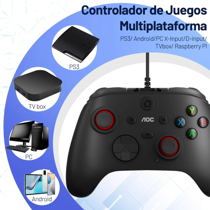 AOC PALANCA DE JUEGO USB (GC100)