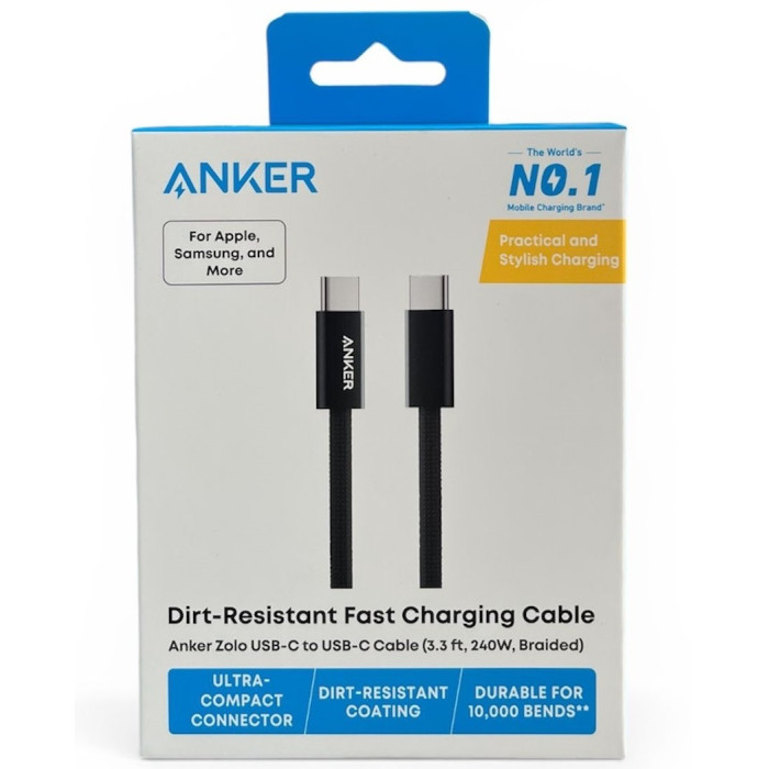 ANKER CABLE DATOS & CARGA 240W USB-C a USB-C 1MT (A8060H11)