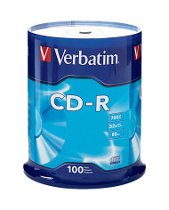 VERBATIM CD-R BLANCO GRABABLE 100 UNI (94554)