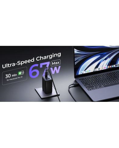 ANKER PRIME CARGADOR DE PARED 67W (A2669)