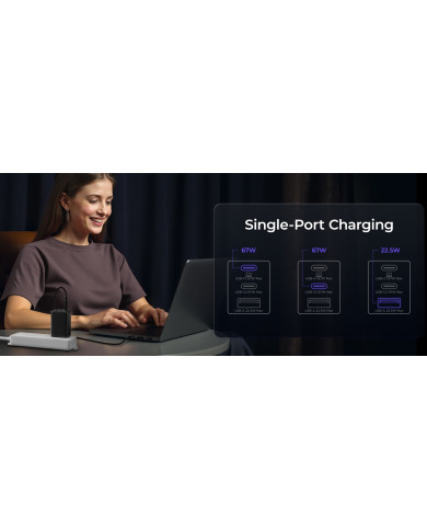 ANKER PRIME CARGADOR DE PARED 67W (A2669)