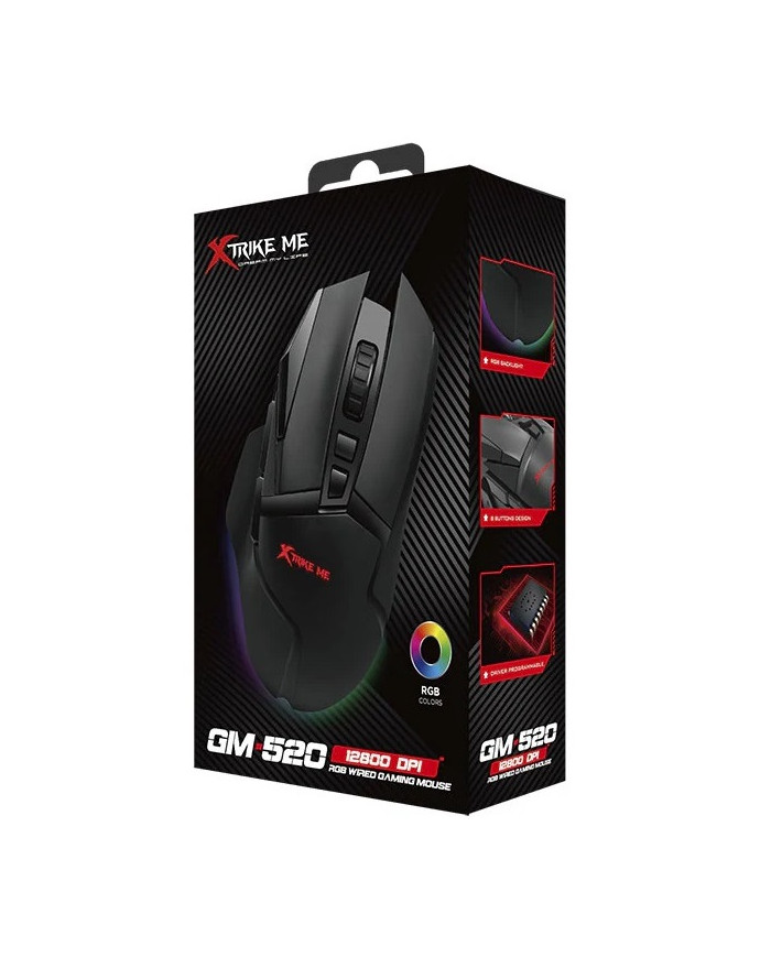 XTRIKE ME MOUSE GAMER 128000 DPI RGB (GM-520)