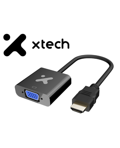 XTECH ADAPTADOR DE VIDEO HDMI A VGA (XTC-384)