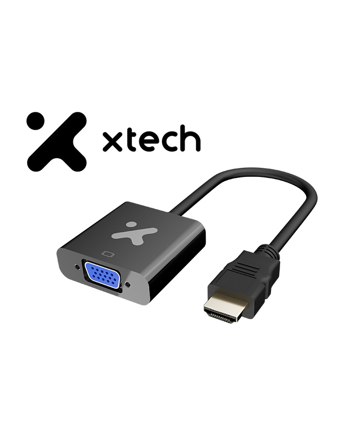 XTECH ADAPTADOR DE VIDEO HDMI A VGA (XTC-384)