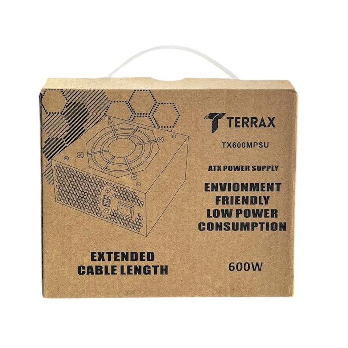 TERRAX FUENTE DE PODER MINI ATX 600W