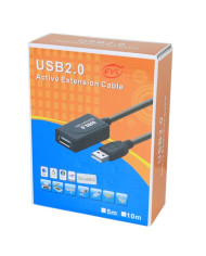 EVL CABLE EXTENSION USB 2.0 ACTIVO 10M (CA-UA2010)