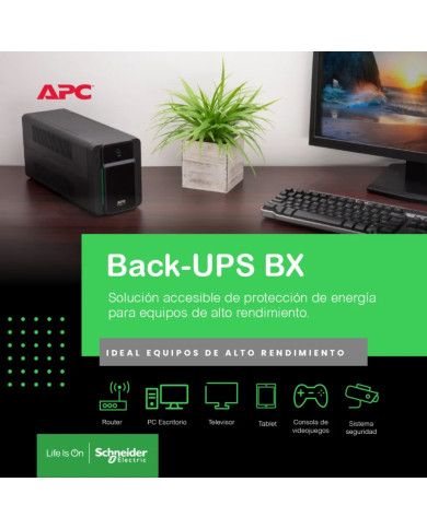 APC UPS INTERACTIVA 2000VA/1200W (BX2000M-LM)