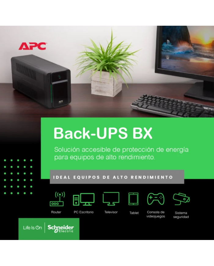 APC UPS INTERACTIVA 2000VA/1200W (BX2000M-LM)