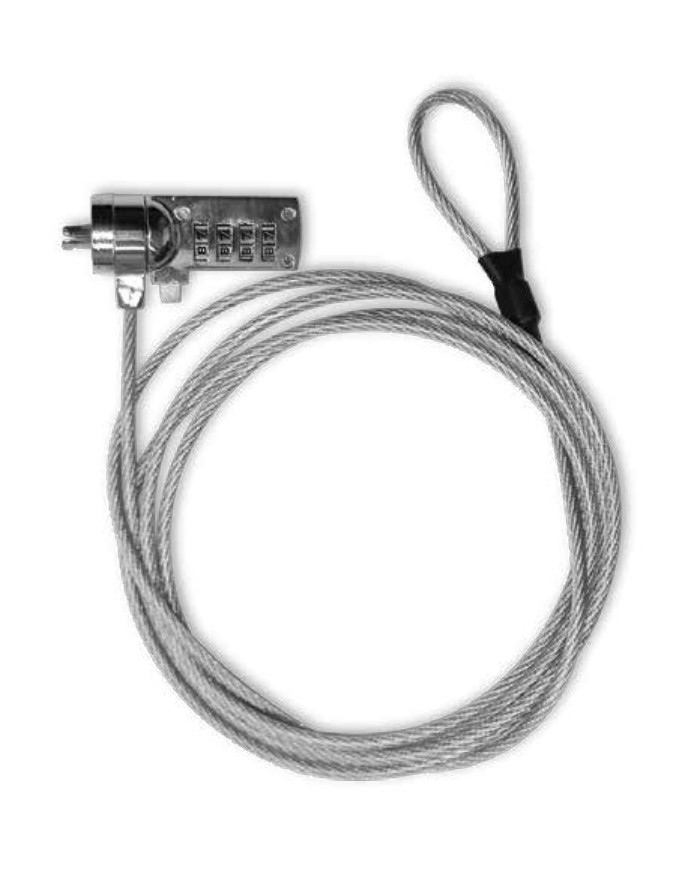 XTECH CABLE DE SEGURIDAD CON COMBINACION (XTA-110)