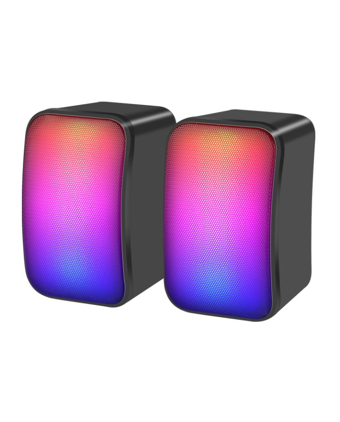 KISONLI PARLANTE STEREO 3W USB RGB (X17)