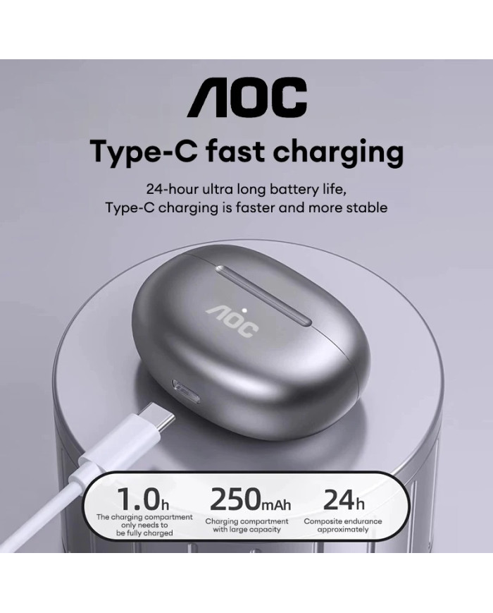 AOC AURICULAR BLUETOOTH (ACT2501)