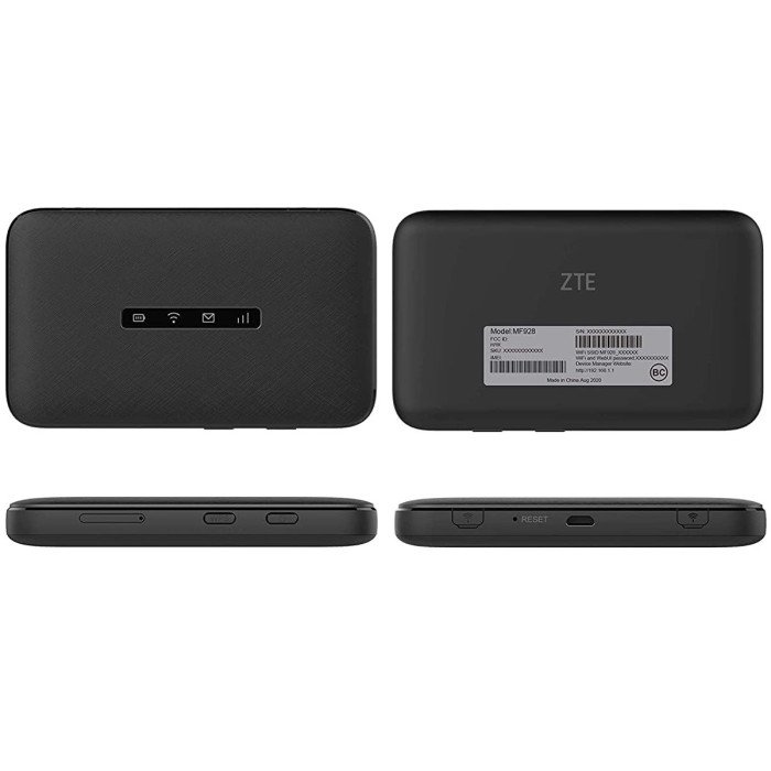 ZTE ROUTER WIFI PORTATIL ZMAX 4G LTE HOTSPOT SIM (MF928)