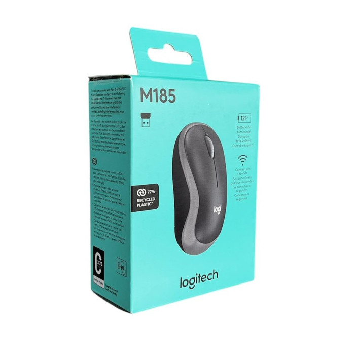 LOGITECH MOUSE INALAMBRICO 1000DPI (M185)