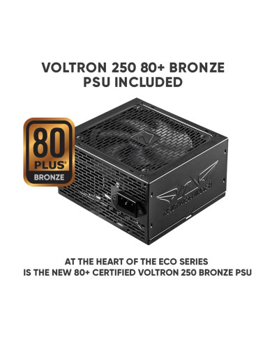 ALCATROZ CASE AZZURA ECO M900 + FUENTE 250W 80+