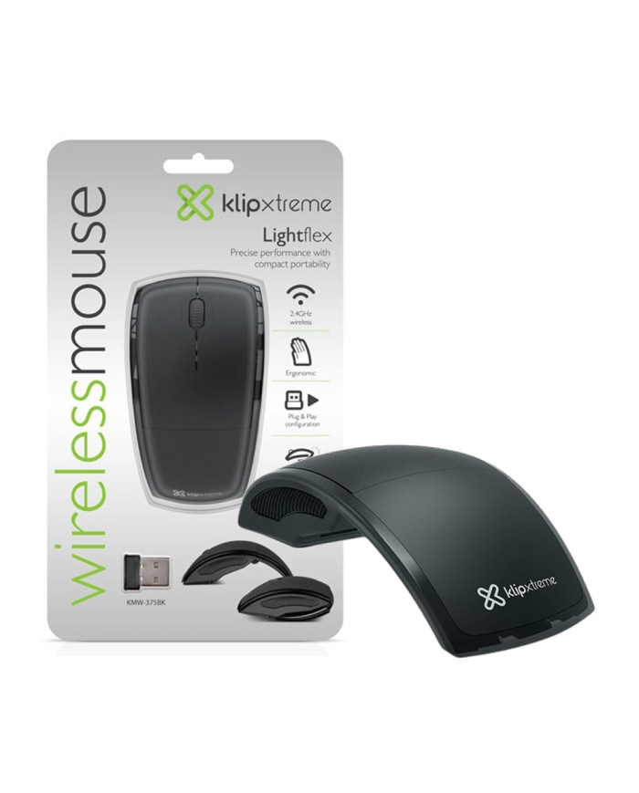 KLIPXTREME MOUSE INALAMBRICO 1000DPI PLEGABLE (KMW-375)