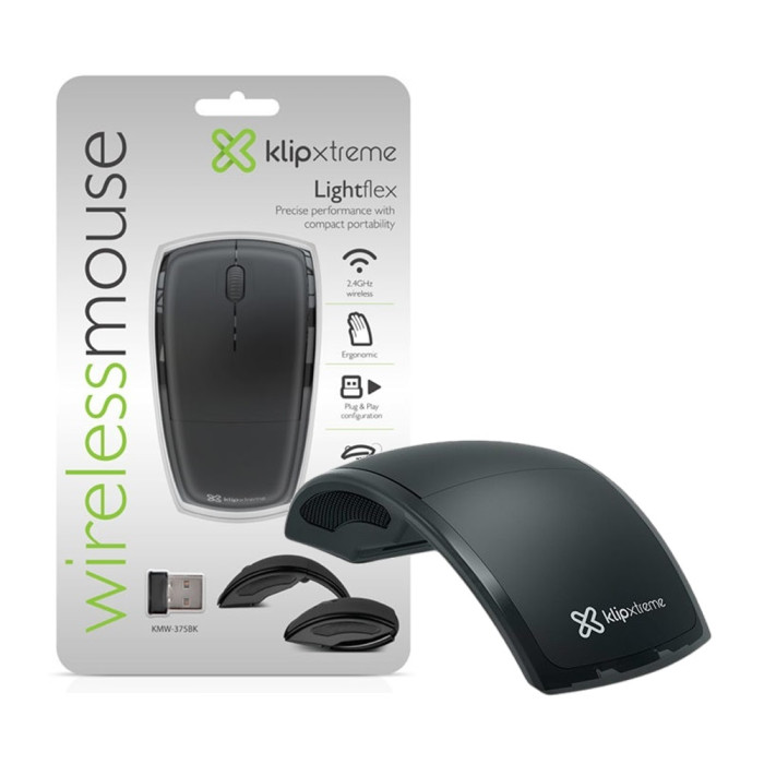 KLIPXTREME MOUSE INALAMBRICO 1000DPI PLEGABLE (KMW-375)
