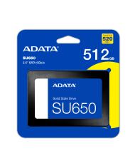 ADATA DISCO SOLIDO 512GB SSD 2.5" SATA (SU650)