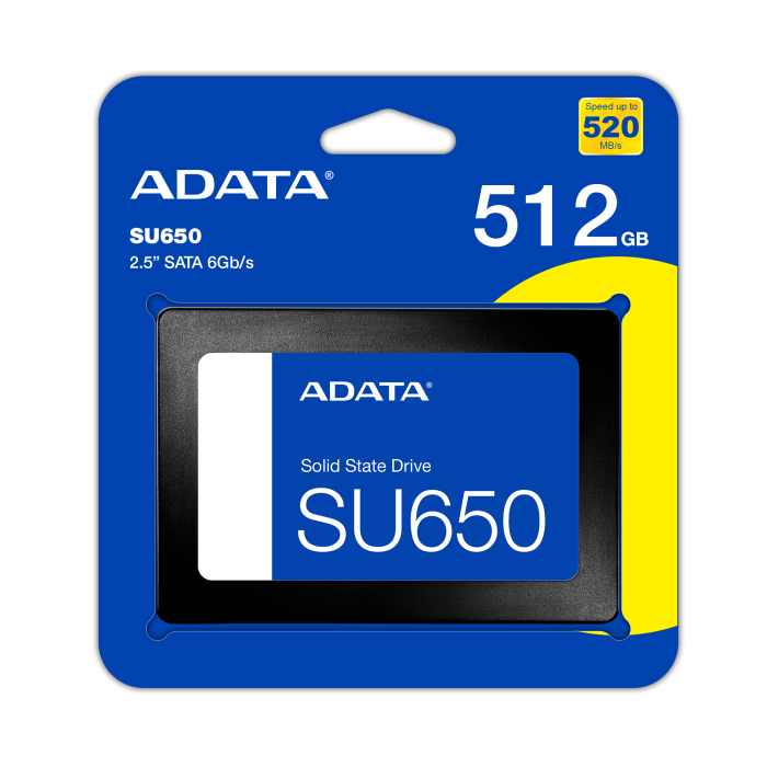 ADATA DISCO SOLIDO 512GB SSD 2.5" SATA (SU650)