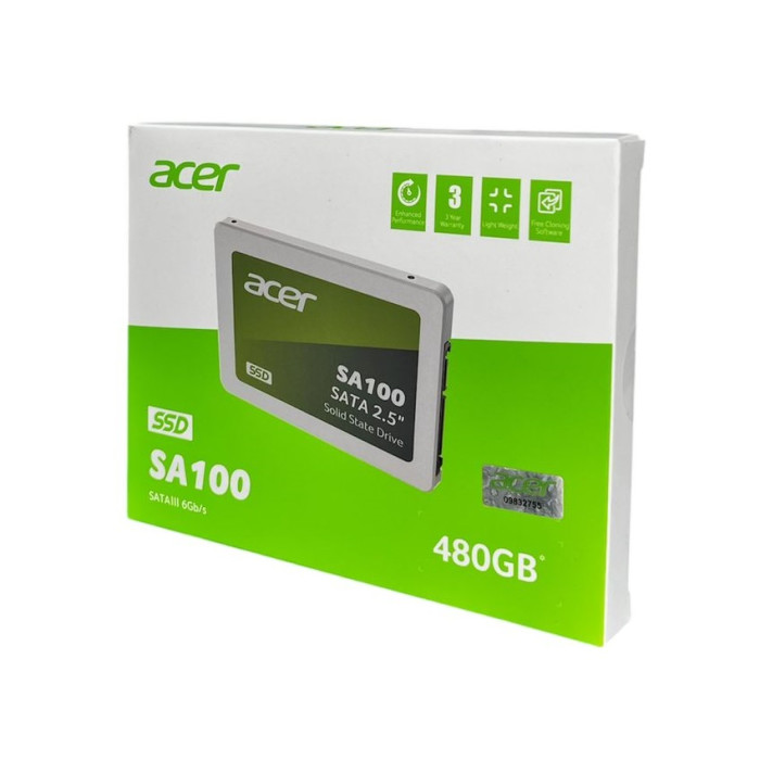 ACER DISCO SOLIDO 480GB SSD 2.5" SATA (SA100)