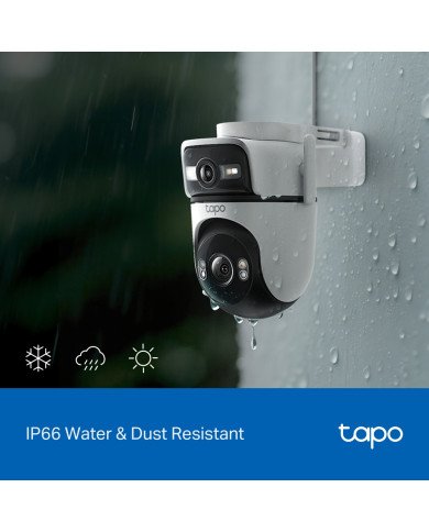 TP-LINK TAPO CAMARA DE SEGURIDAD 3MP DOBLE LENTE WIFI/LAN IP66 (C545D)