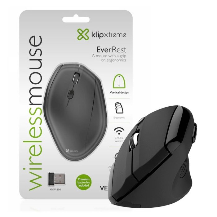 KLIPXTREME MOUSE ERGONOMICO INALAMBRICO (KMW-390)