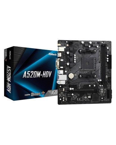 ASROCK MAINBOARD A520M-HDV DDR4 M.2 AM4